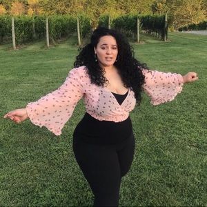 See through crop top